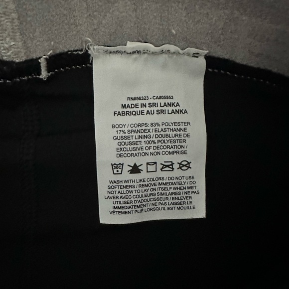 Nike Mallas Pro Capsule Black and silver Gray Leggings SMALL - Picture 11 of 13